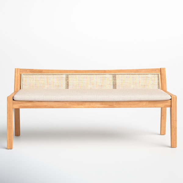 Rattan end of online bed bench